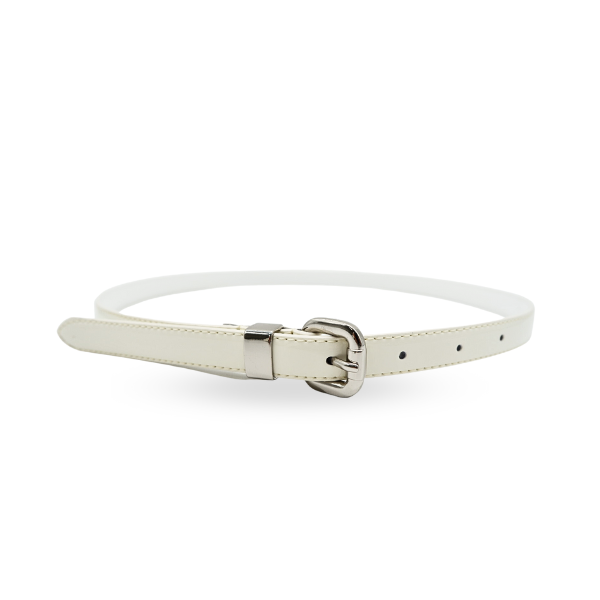 Carrieoff White belts for women