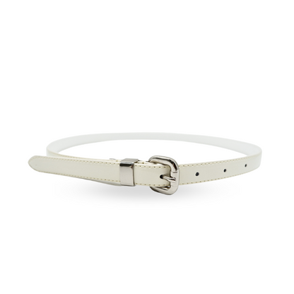 Carrieoff White belts for women
