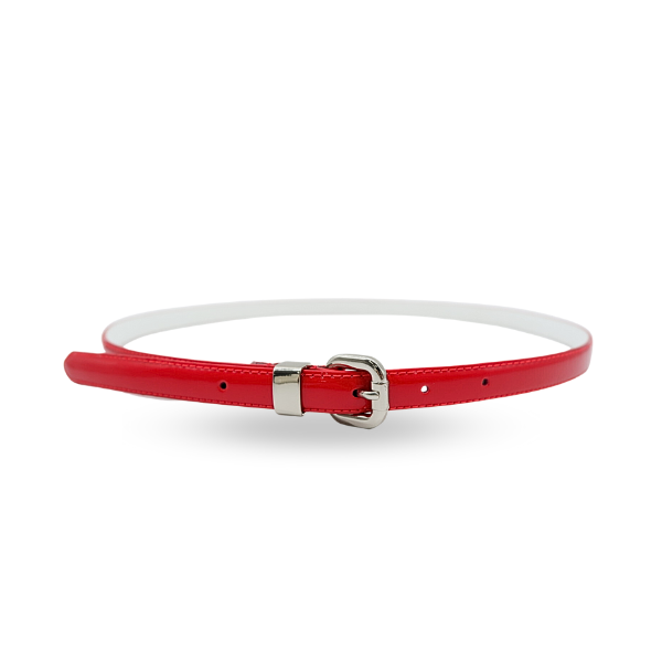 Carrie Red belts for women