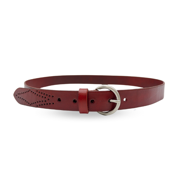 Esperance women burgundy leather Belts for women | BeltNBags