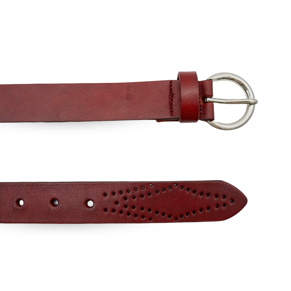 Esperance women burgundy leather Belts for women | BeltNBags