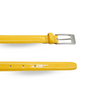 Lacey Yellow white belts for women