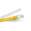 Lacey Yellow white belts for women