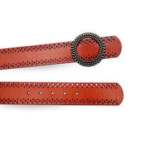 Lily dale leather belts for women