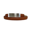 KIMBERLY - Women's Brown Matte Genuine Leather Belt with Silver Buckle -  Addison Road