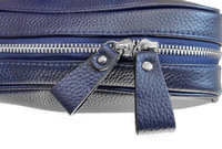 KINGSCLIFF - Navy Premium Genuine Leather Backpack Womens Bag Addison Road