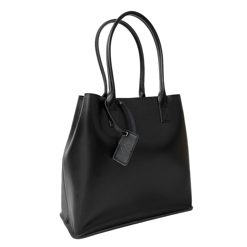BIRCHGROVE - Women's Black Genuine Leather Tote Bag Bag Addison Road