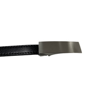 KIMBERLY - Women's Black Matte Genuine Leather Belt -  Addison Road