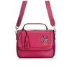 YAMBA - Addison Road  - Magenta Pebbled Leather Structured Bag  - CLEARANCE Sale Addison Road