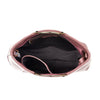MILLFIELD Pink  Structured Leather Ring Handle Bag Bag Addison Road