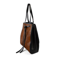 TOORAK -  Tan Luxury Leather Hero Calfhair Tote Bag Bag Addison Road