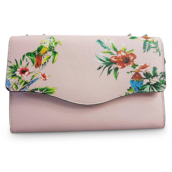 Blush leather clutch bag clearance