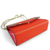 IVANHOE - Addison Road  Red Leather Clutch Bag with Tropical Print Bag Addison Road