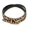 MANLY - Women's Leopard Print Leather Belt Belts Addison Road