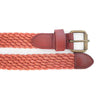 DANNY - Casual Rust Cotton Webbing Belt  - Belt N Bags