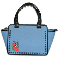 DENMAN - Addison Road Denim Handbag with Signature Embroidery - CLEARANCE Sale Addison Road