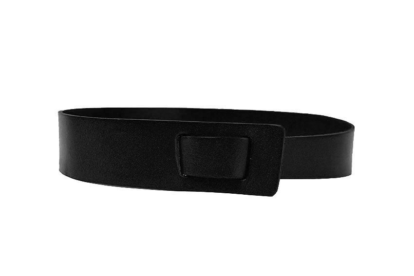SEAFORTH - Women's Black Genuine Leather Knot Belt Belts Addison Road