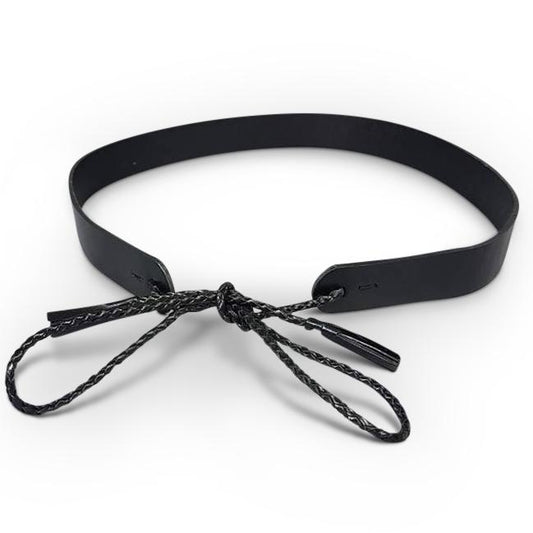 Darlinghurst -  Black Addison Road Leather Waist belt  - Belt N Bags
