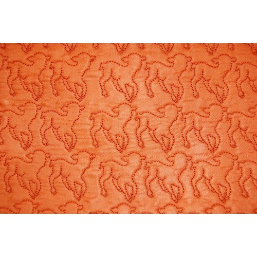 FARLEY -  Womens Orange Lamb Embroidered Stitching Unique Handbag  - Belt N Bags