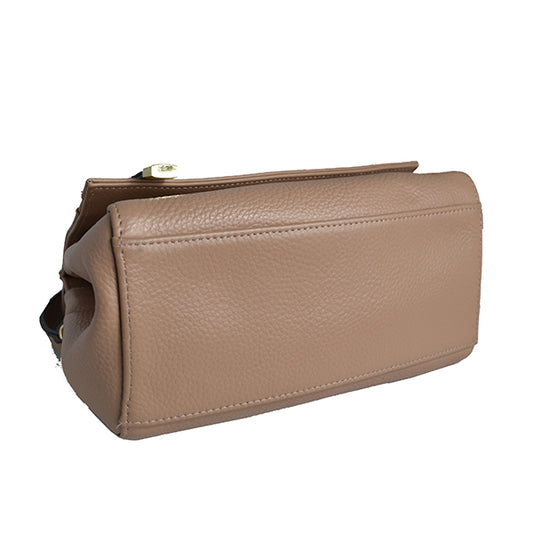 HUNTERS HILL-  Nude Genuine Leather Crossbody Shoulder Bag Bag Addison Road