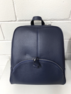 KINGSCLIFF - Navy Premium Genuine Leather Backpack Womens Bag Addison Road