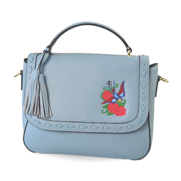 Blue handbags on sale 2025