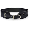 PYMBLE - Women's Black Genuine Leather Waist Belt  Addison Road