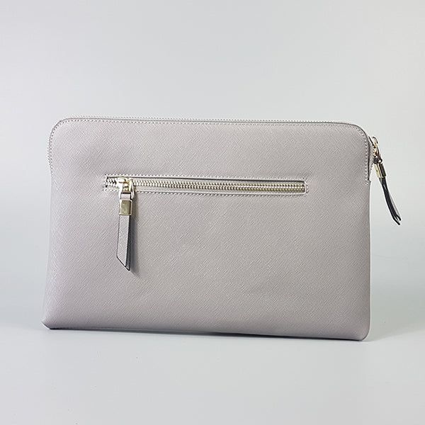 SORRENTO - Addison Road - Storm Structured Saffiano Clutch Bag Addison Road