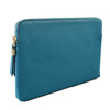 SORRENTO - Addison Road - Peacock Structured Saffiano Clutch Bag Addison Road