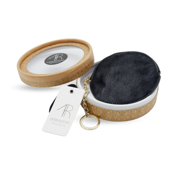 Gift Set | GRACE Leather Belt & LORN Calfhair Key Ring Coin Purse